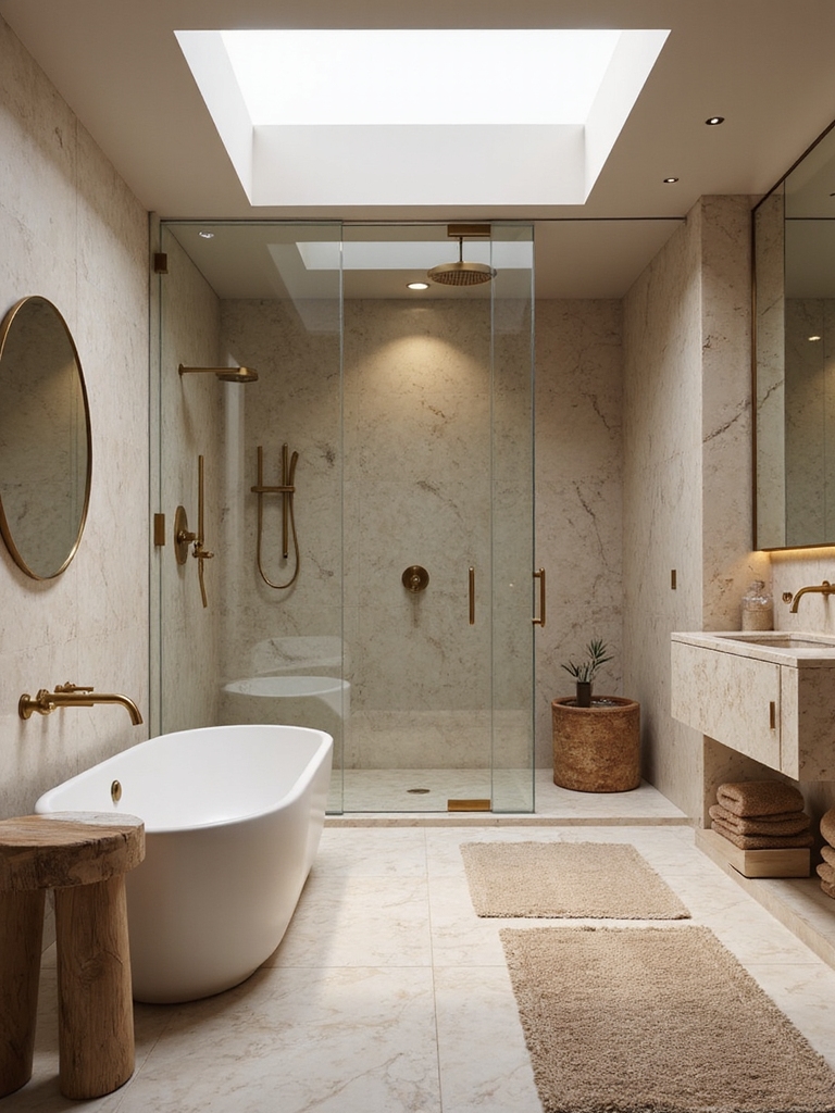 seamless luxury in bathrooms