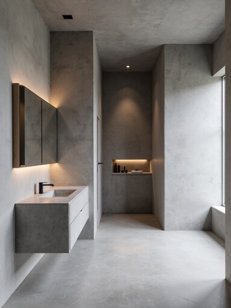 seamless microcement space transitions