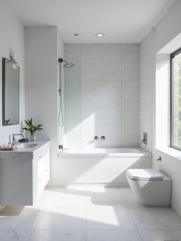 seamless spacious tile design