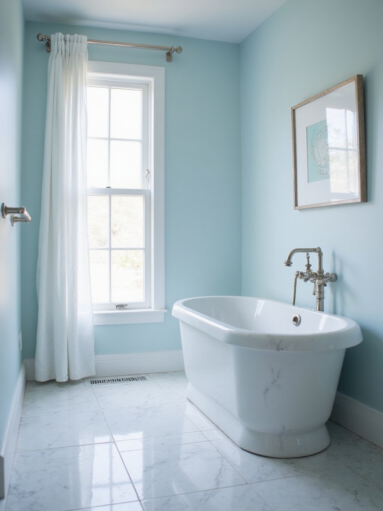selecting serene baby blue