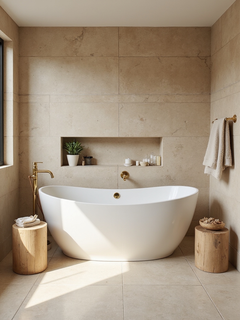 serene beige bathroom retreat