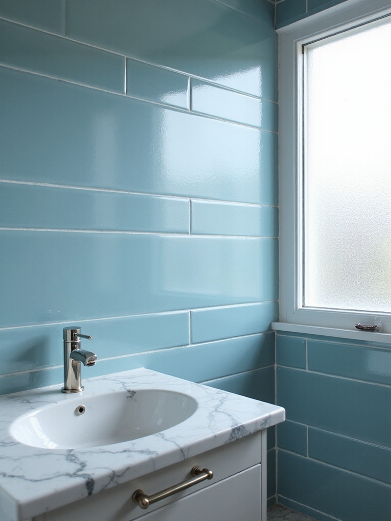 serene coastal bathroom hues