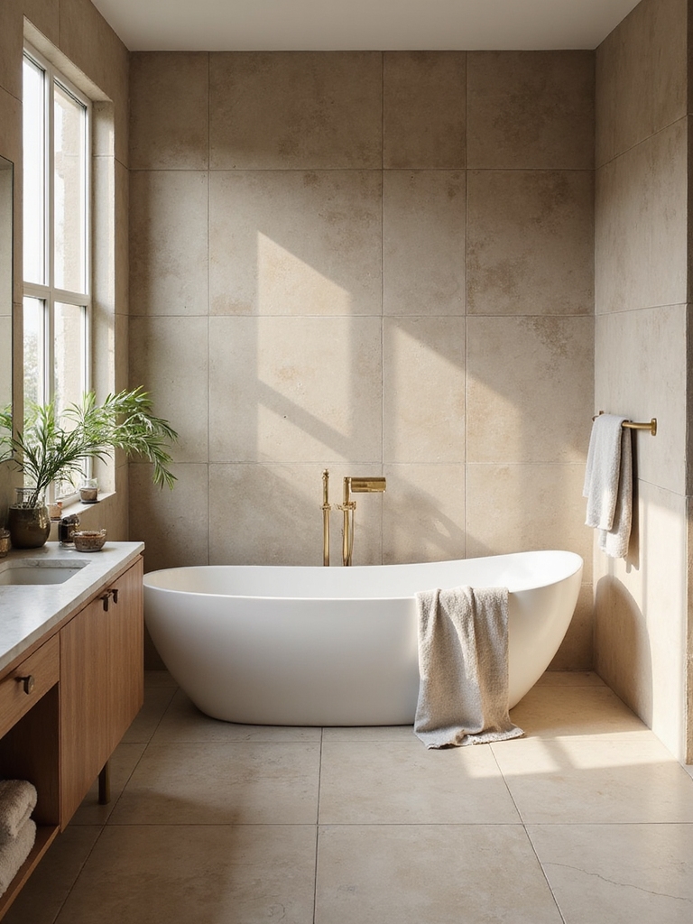 serene contemporary bathroom designs