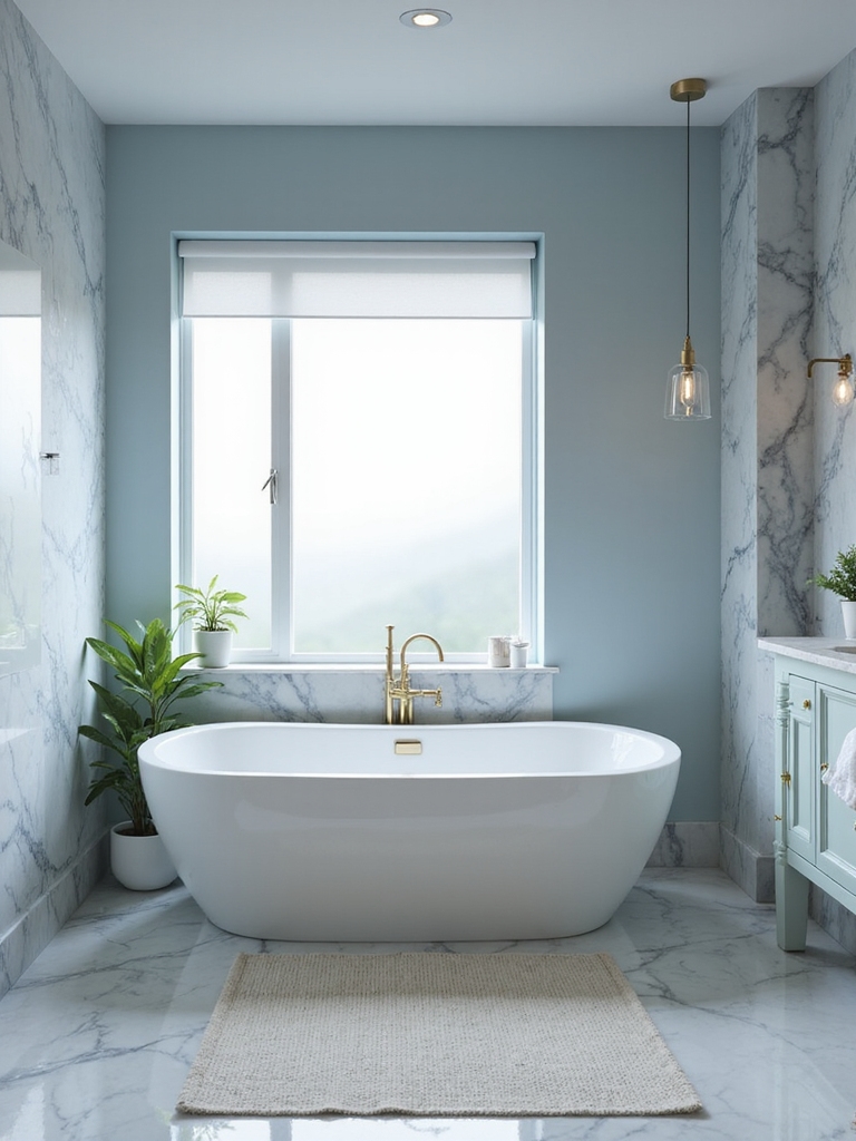 serene freestanding tub oasis