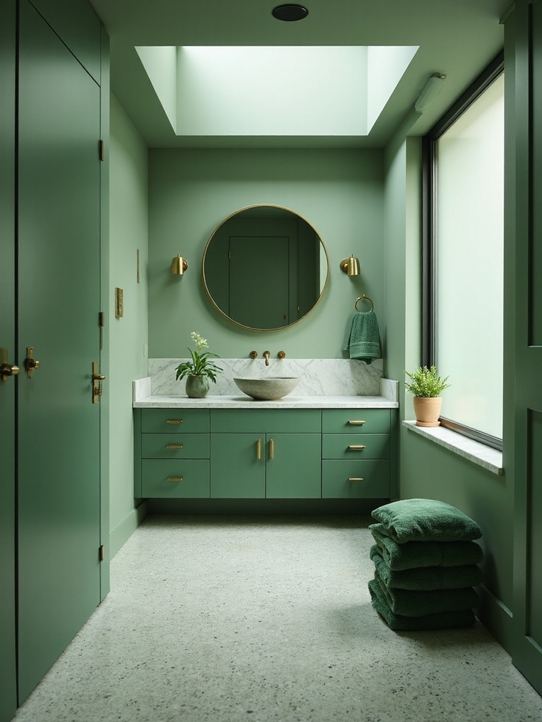 serene green spa vibes