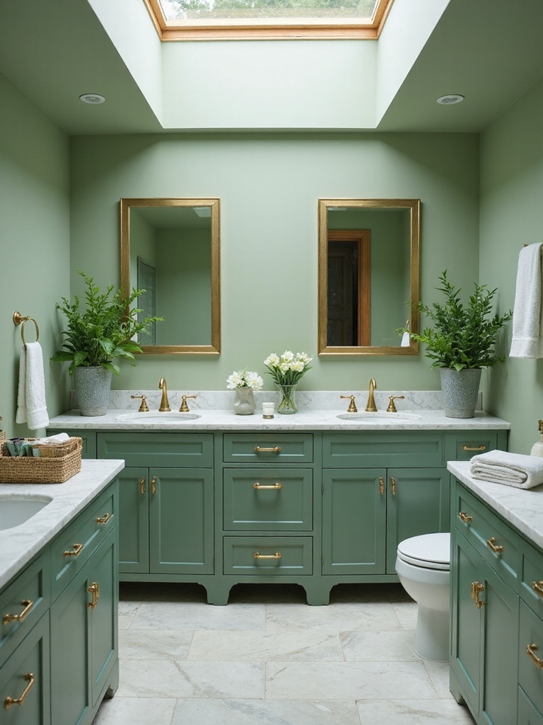 serene sage vanity decor