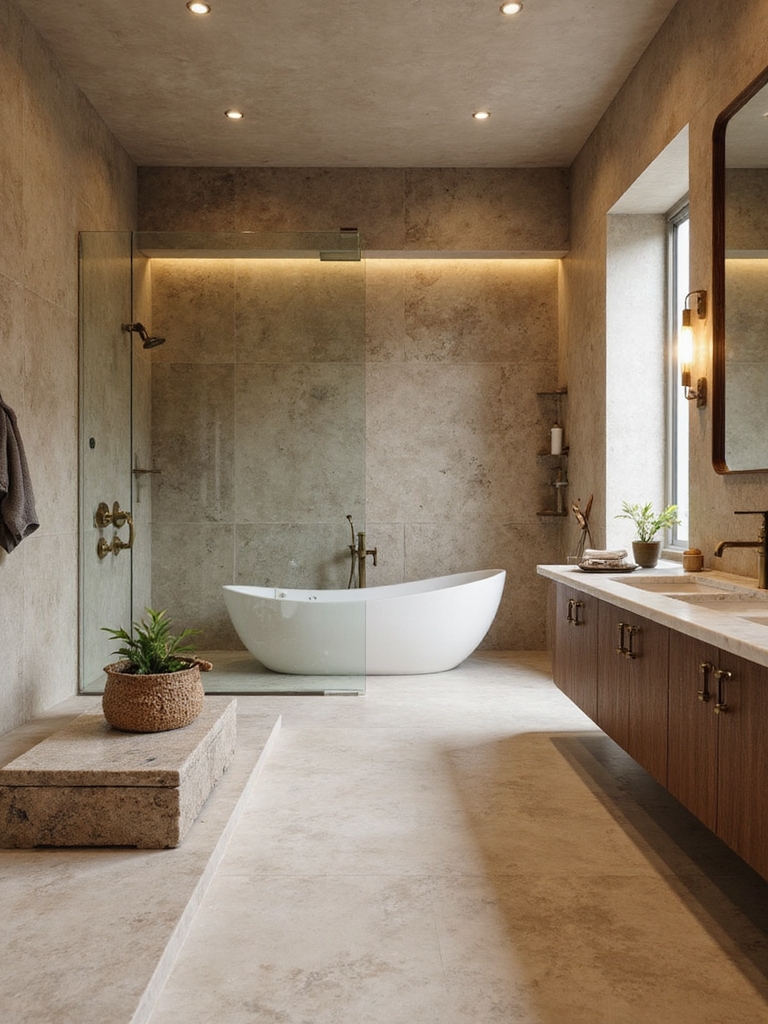 serene spa bathroom designs