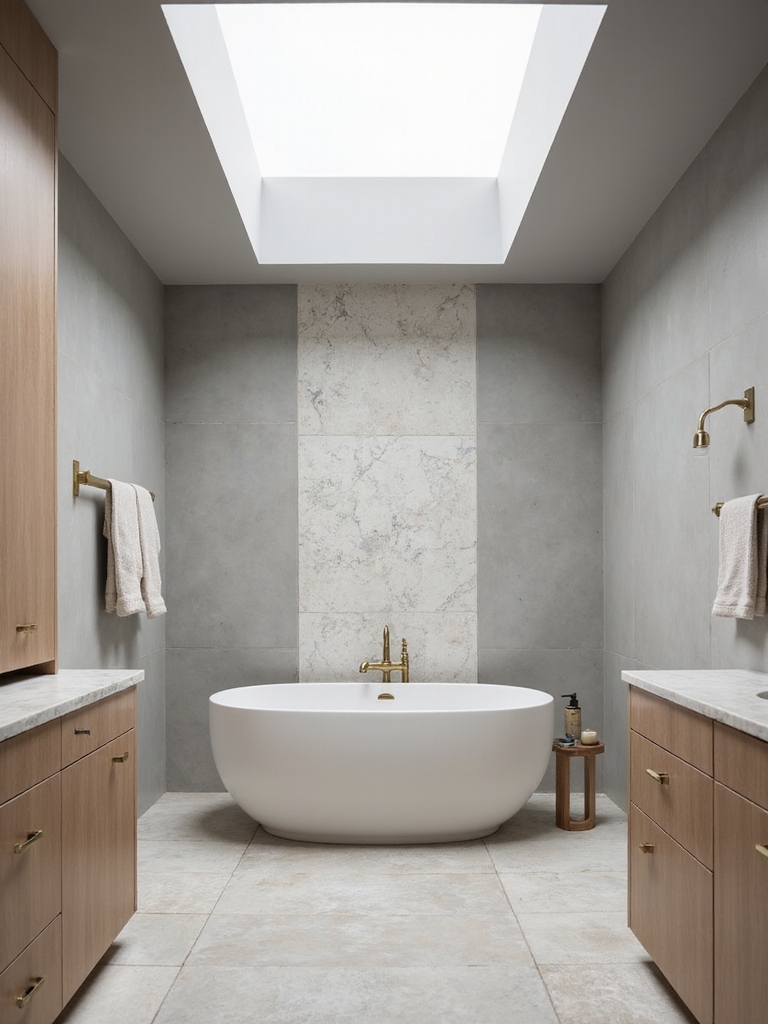 serene spa inspired bathroom design