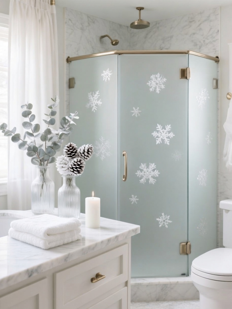 serene spa style bathroom accents