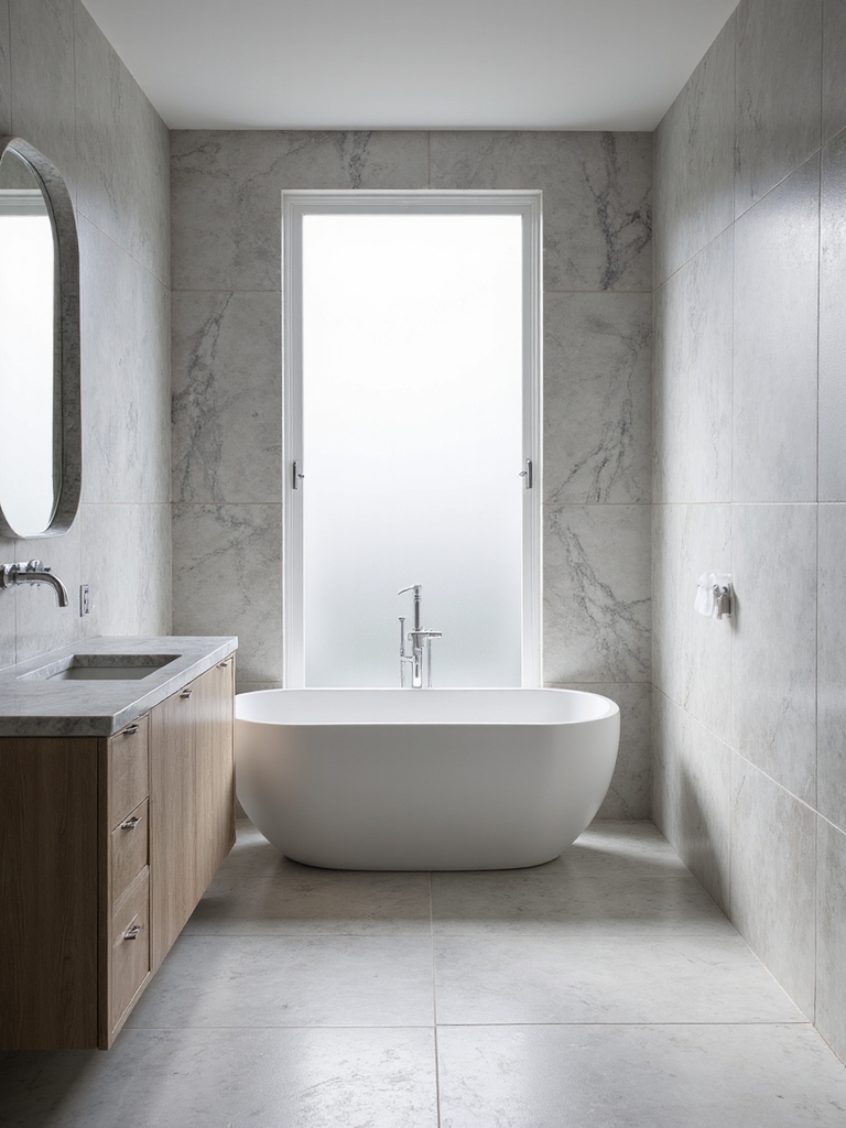 serene timeless bathroom retreat