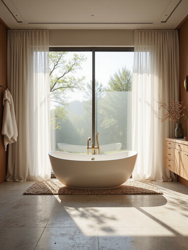 sheer layers enhance natural light