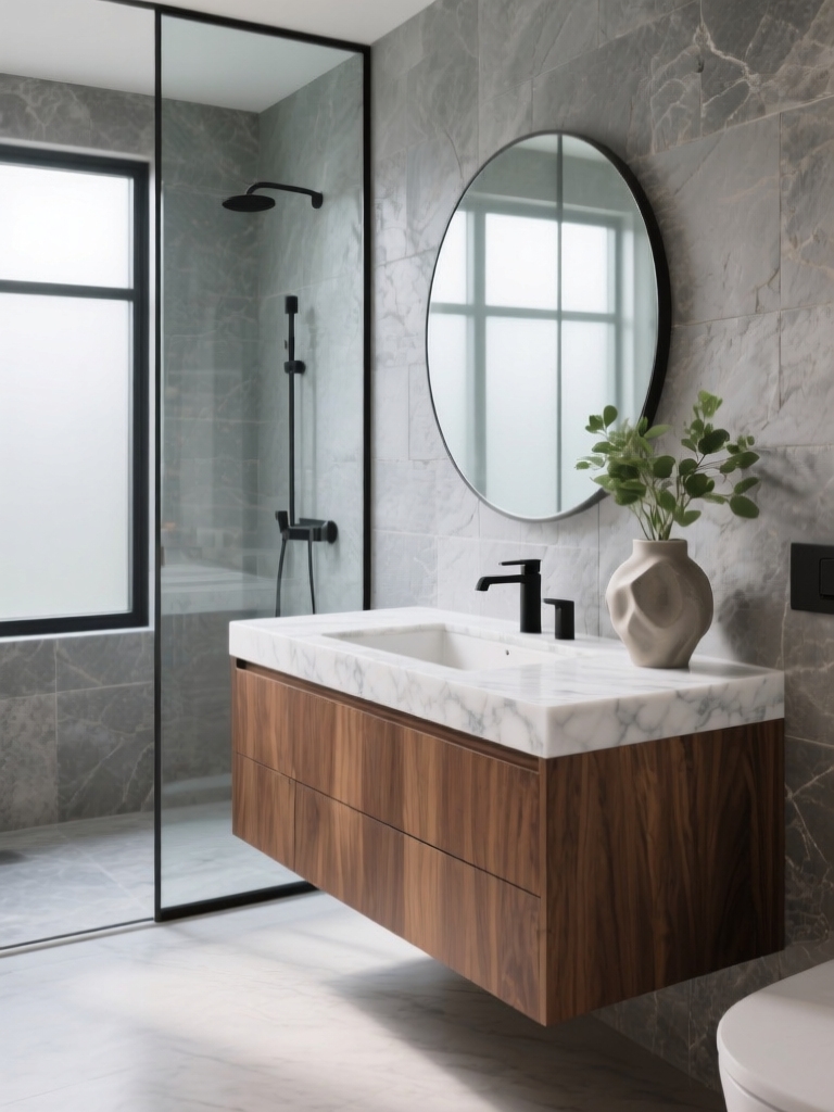 sleek and stylish bathrooms