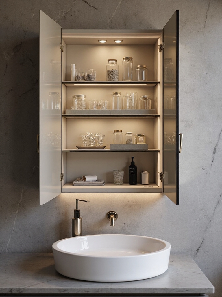 slim storage for bathrooms