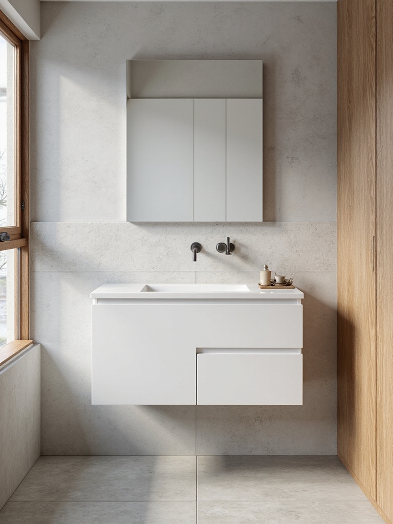 slimline vanity space guide