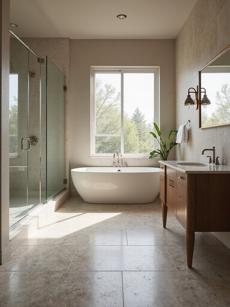 slip resistant waterproof bathroom tiles