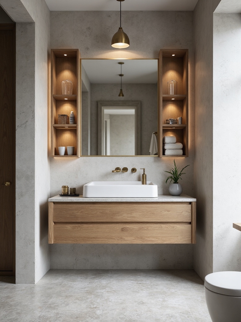 smart clutter free bathroom storage
