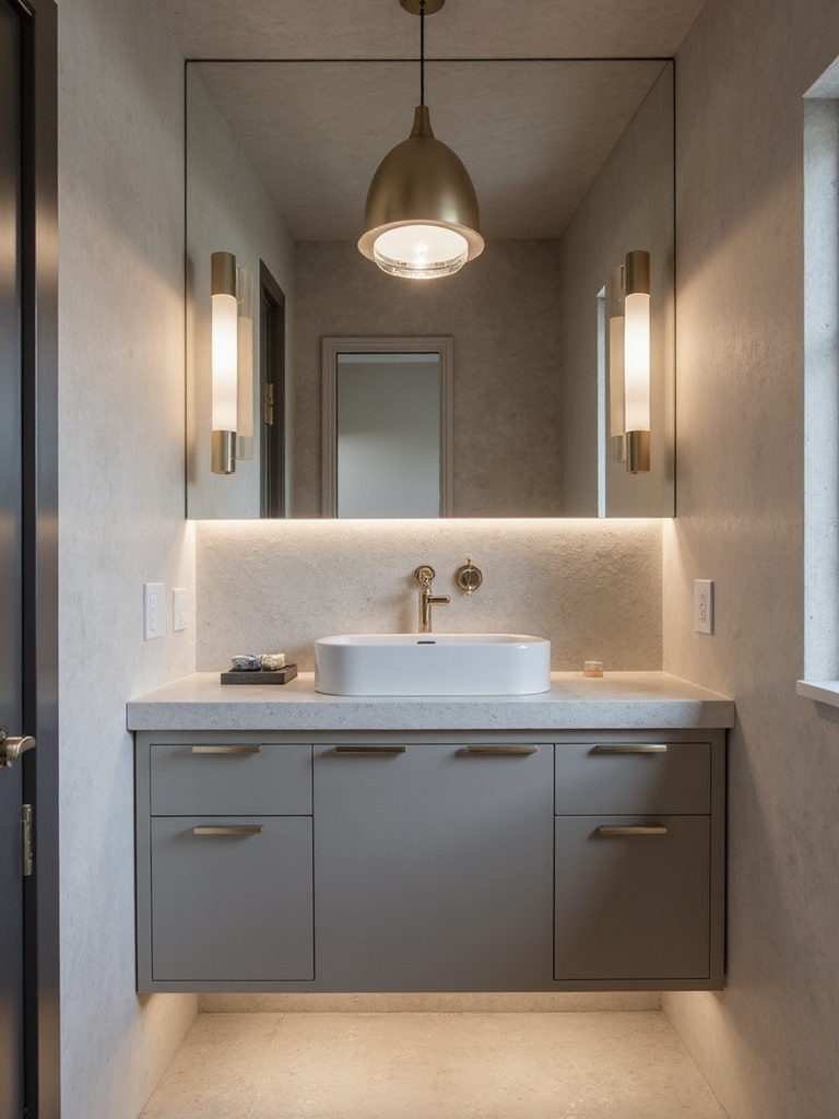 smart lighting for small bathrooms
