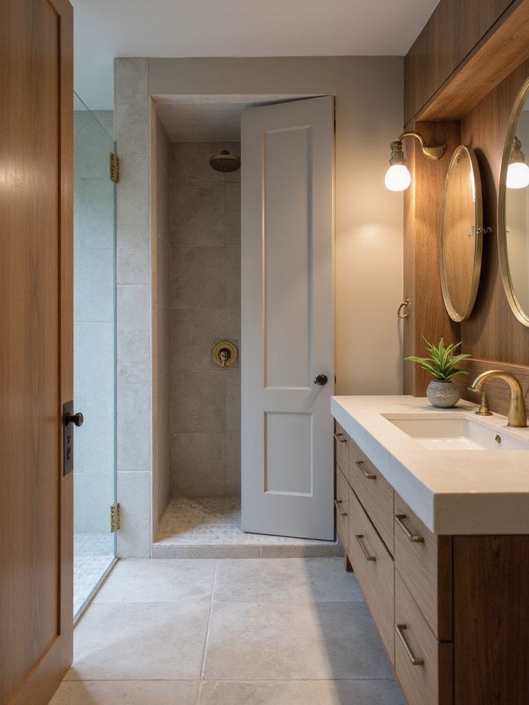 smart space saving bathroom design