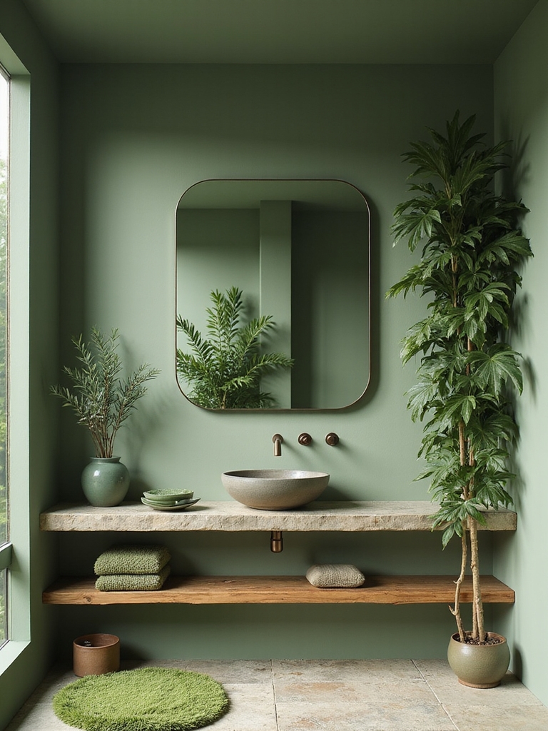 soothing leaf color palettes