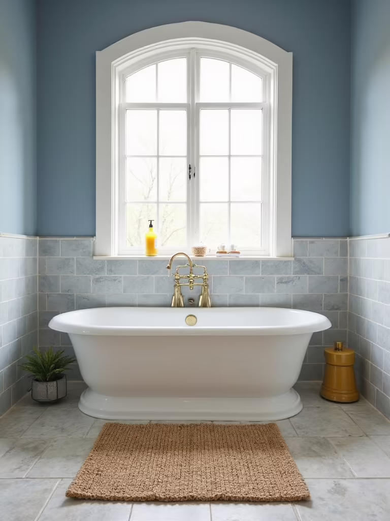 sophisticated blue and yellow