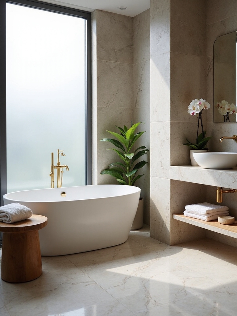 spa inspired guest bath retreat