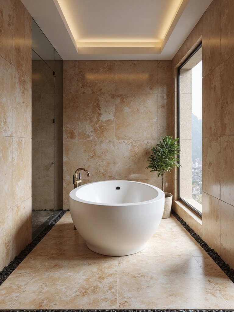 spa inspired luxury flooring ideas