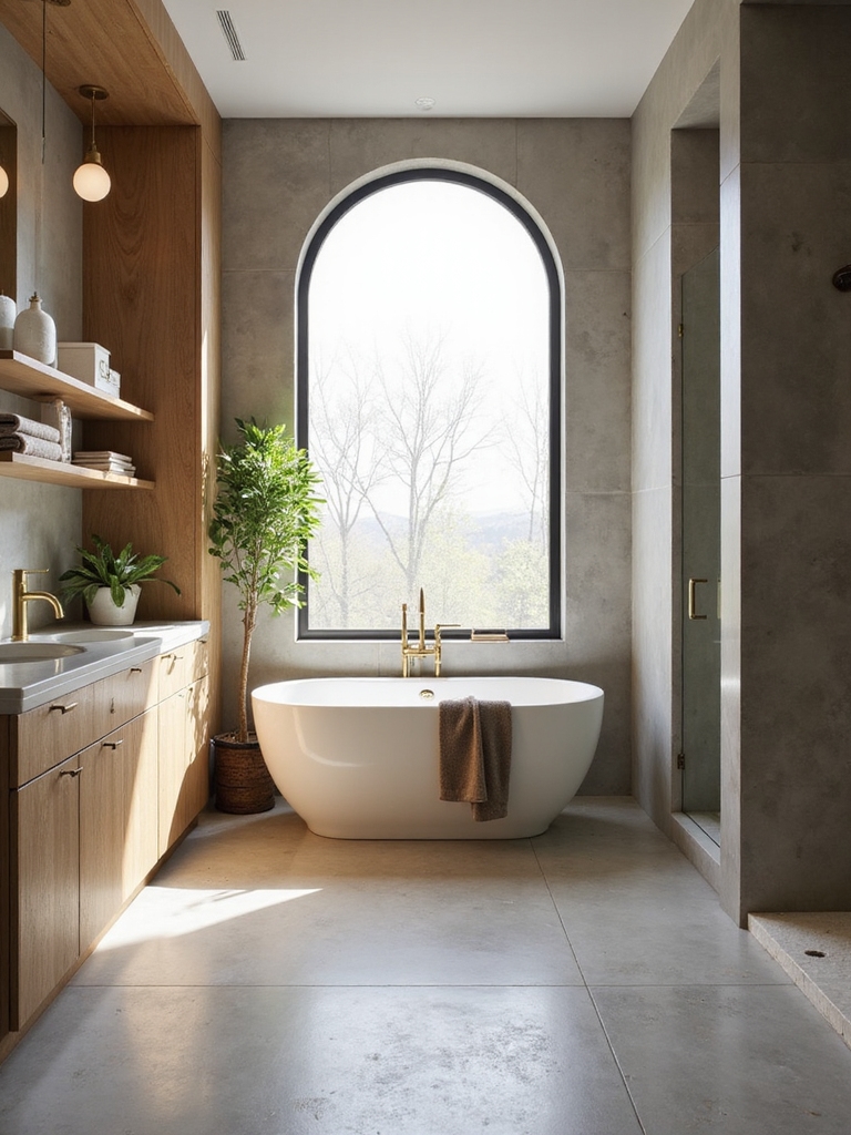 spa style ensuite design flow