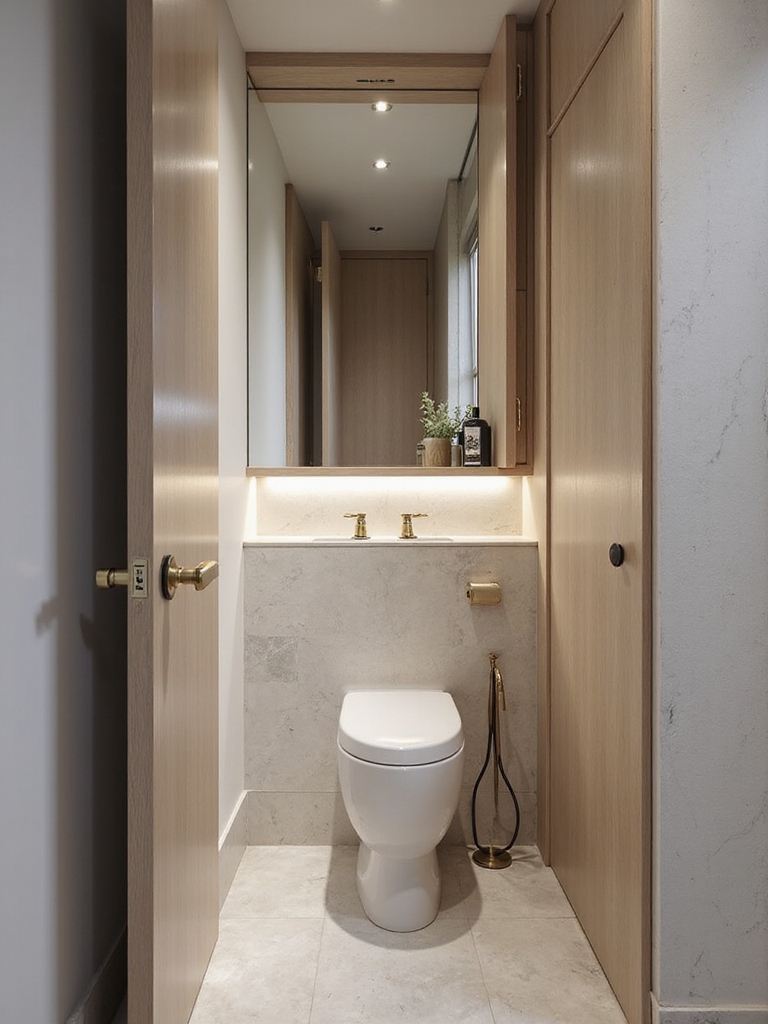 space saving bathroom layouts