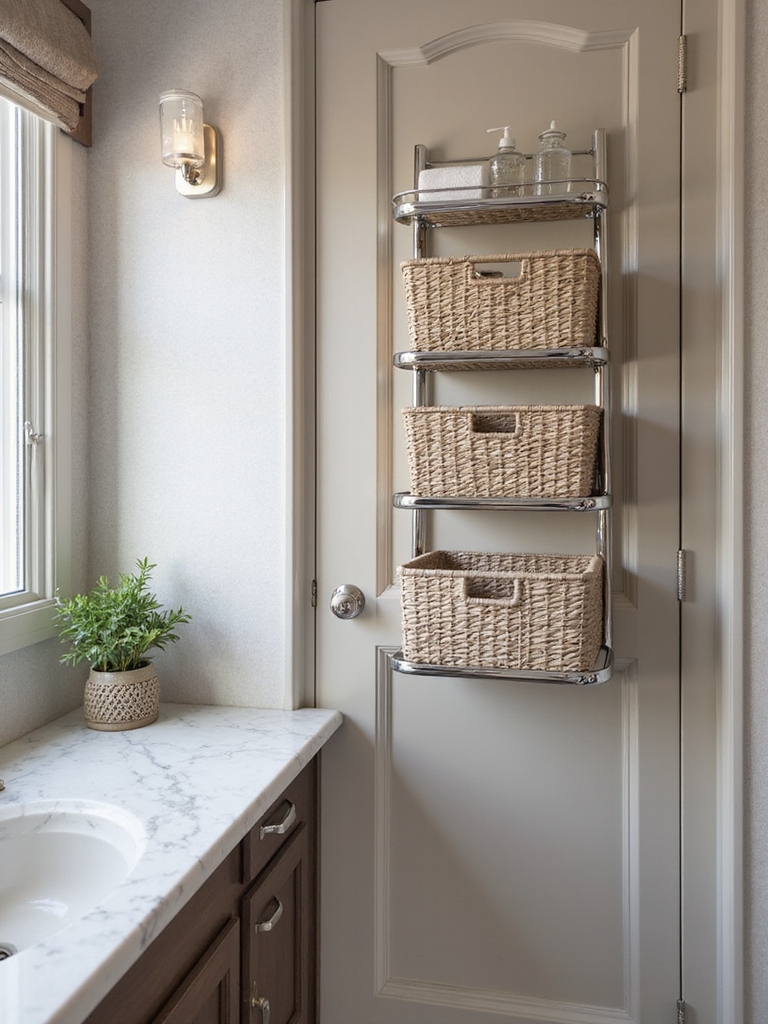 space saving bathroom organizers
