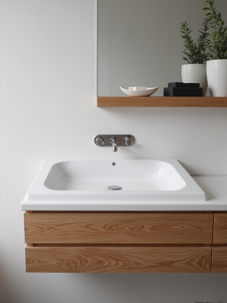 space saving minimalist bathroom design