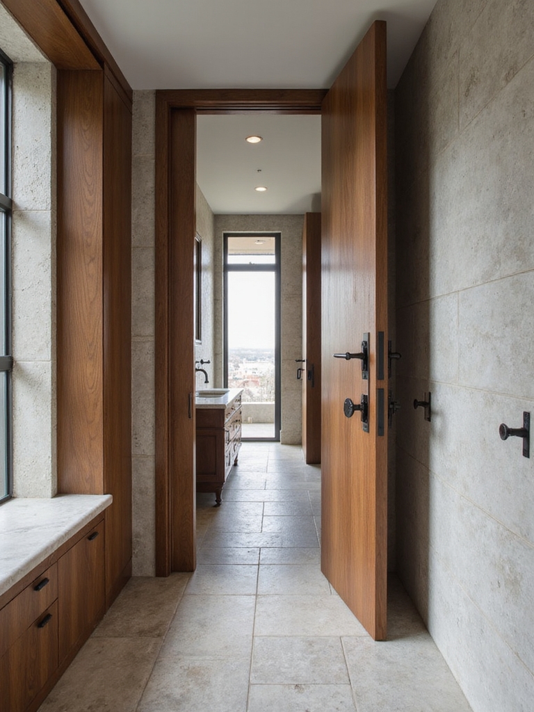 space saving pocket door solution