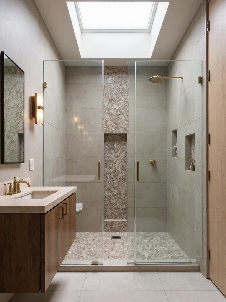 space saving walk in shower benefits