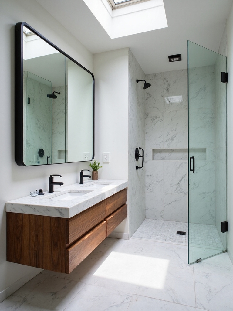 spacious design for tiny bathrooms
