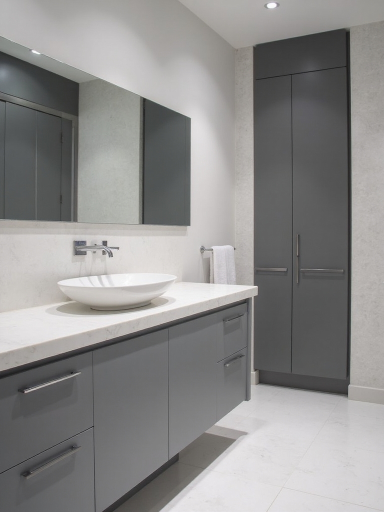 streamlined bathroom storage solutions