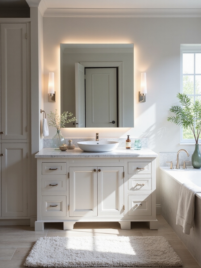 stylish bathroom makeup vanities