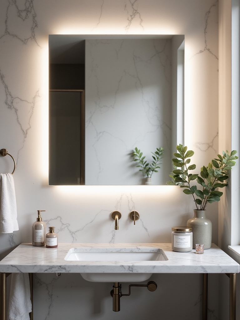 stylish bathroom mirror selection