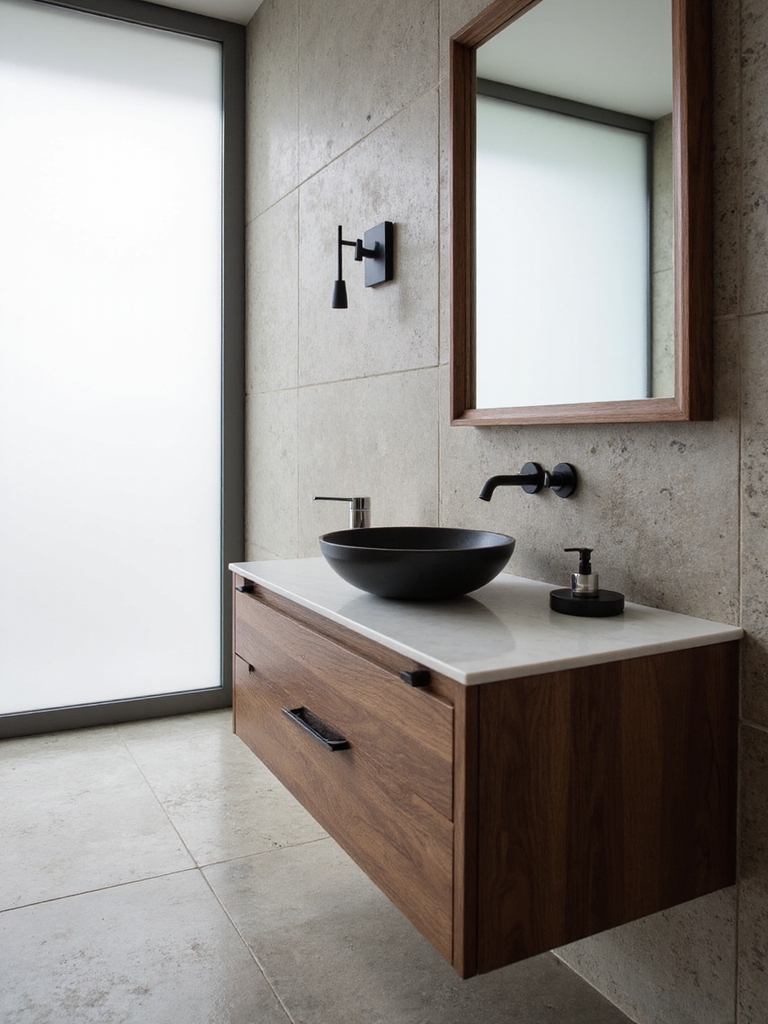 stylish clutter free bathroom storage