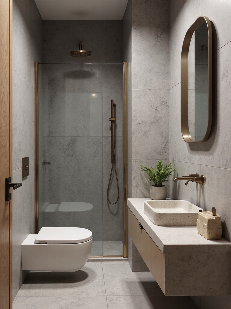 stylish compact bathroom fixtures