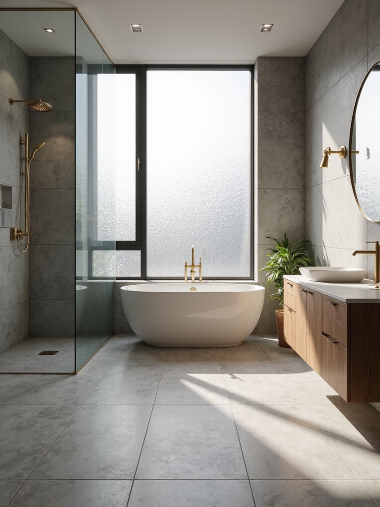 stylish durable bathroom flooring