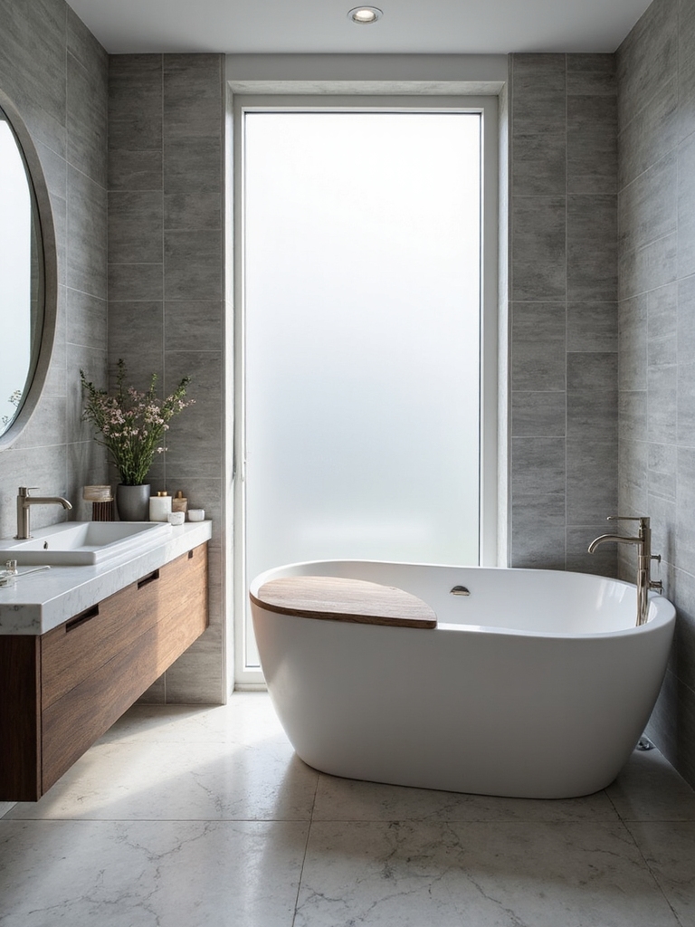 stylish grey and white bathrooms