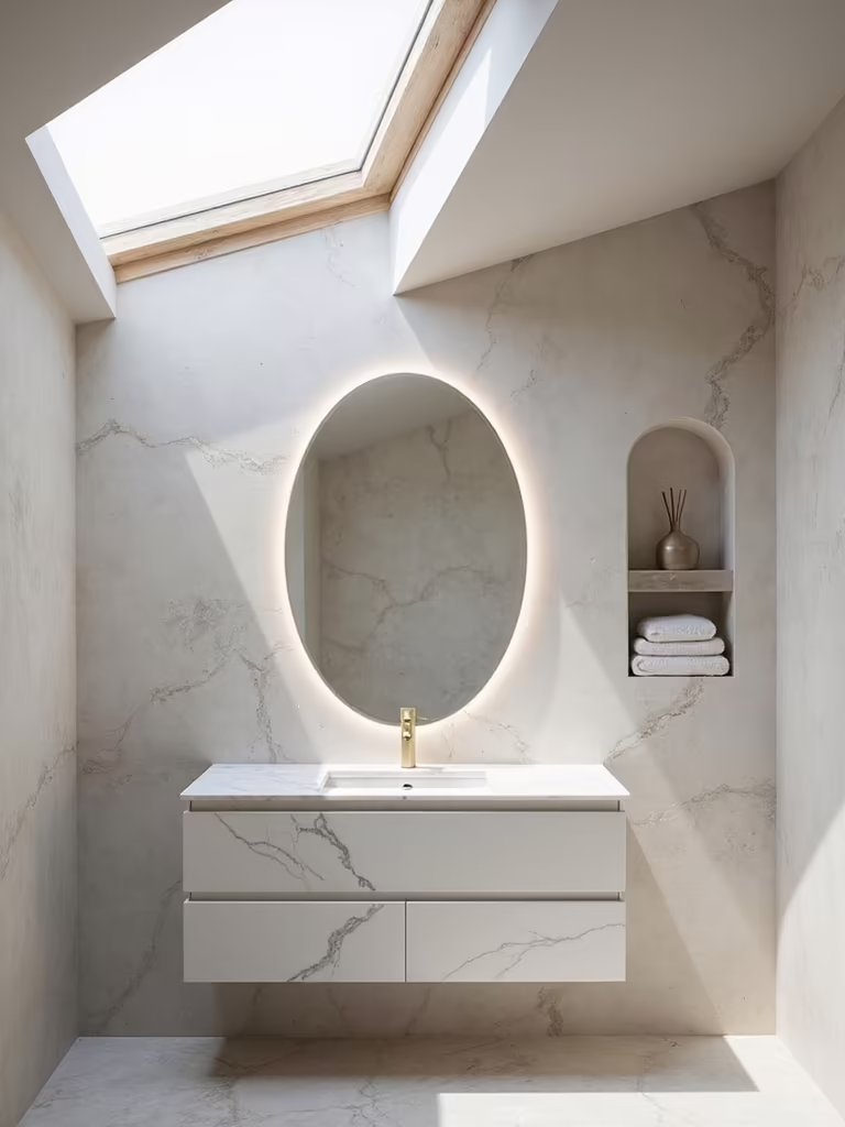 stylish guest half bathrooms