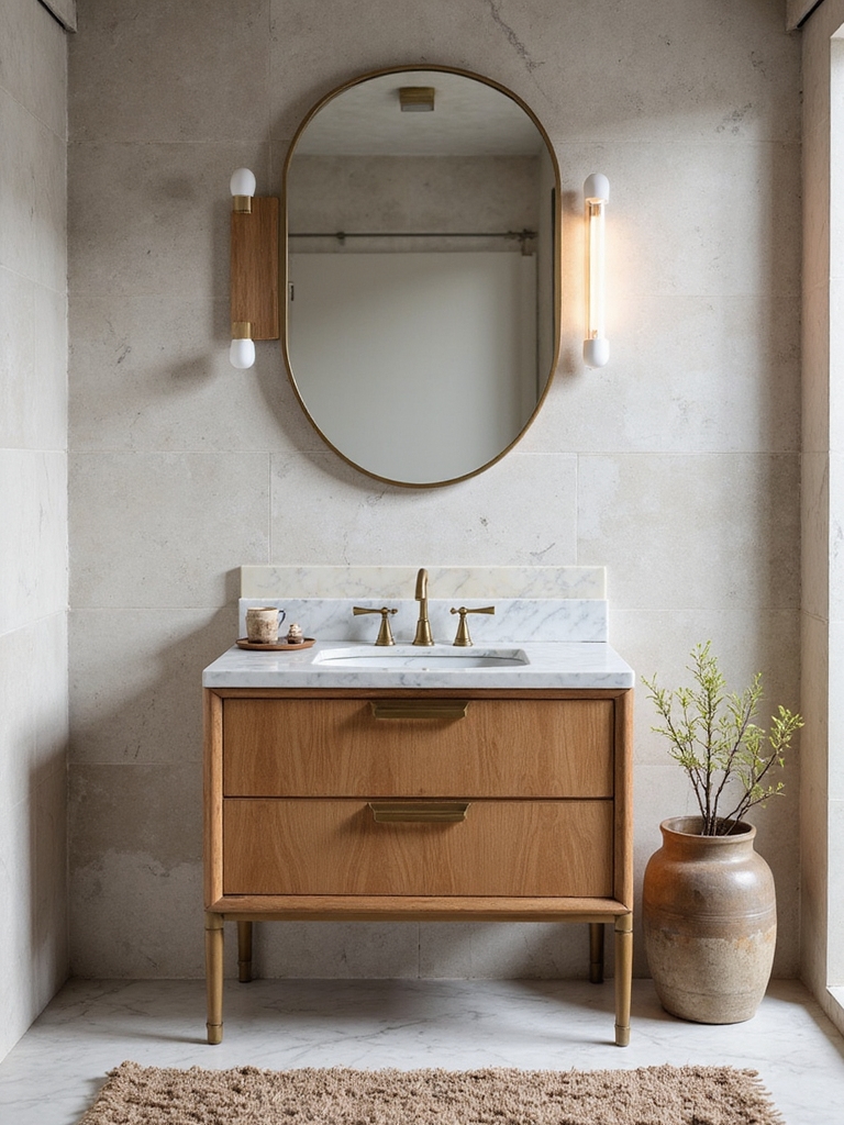 stylish half bathroom inspirations