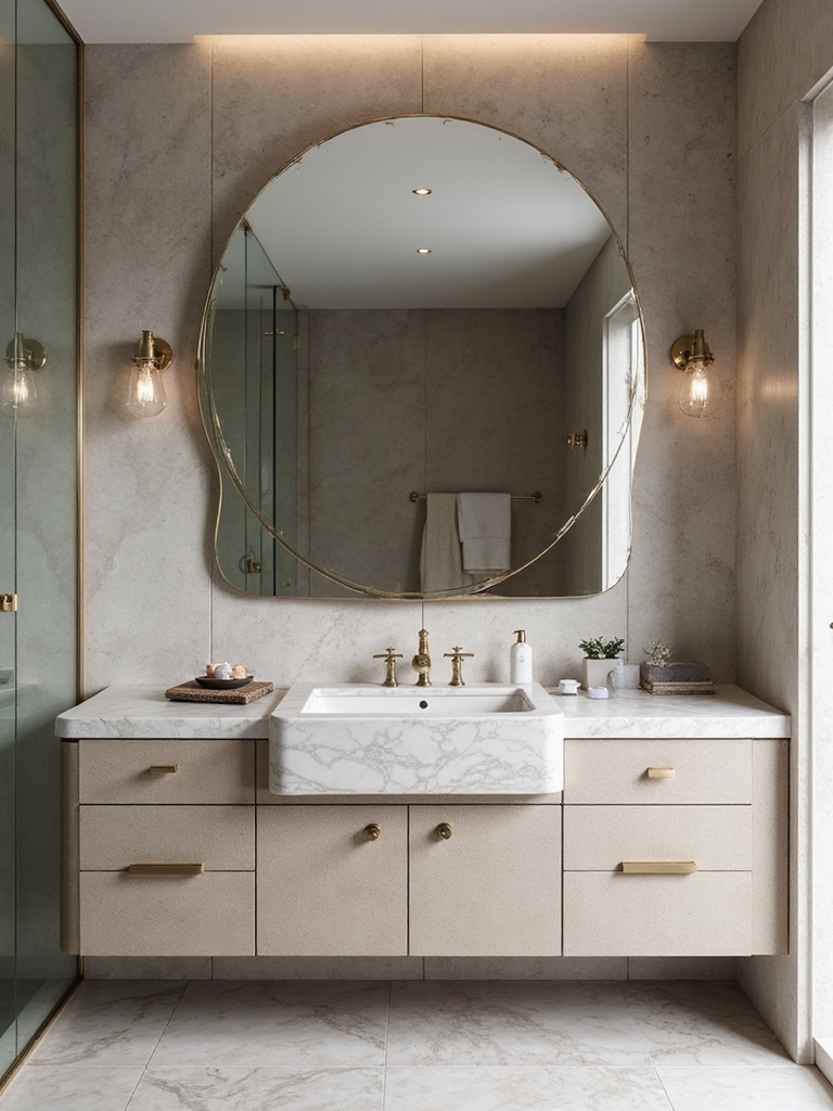 stylish mirror bathroom designs