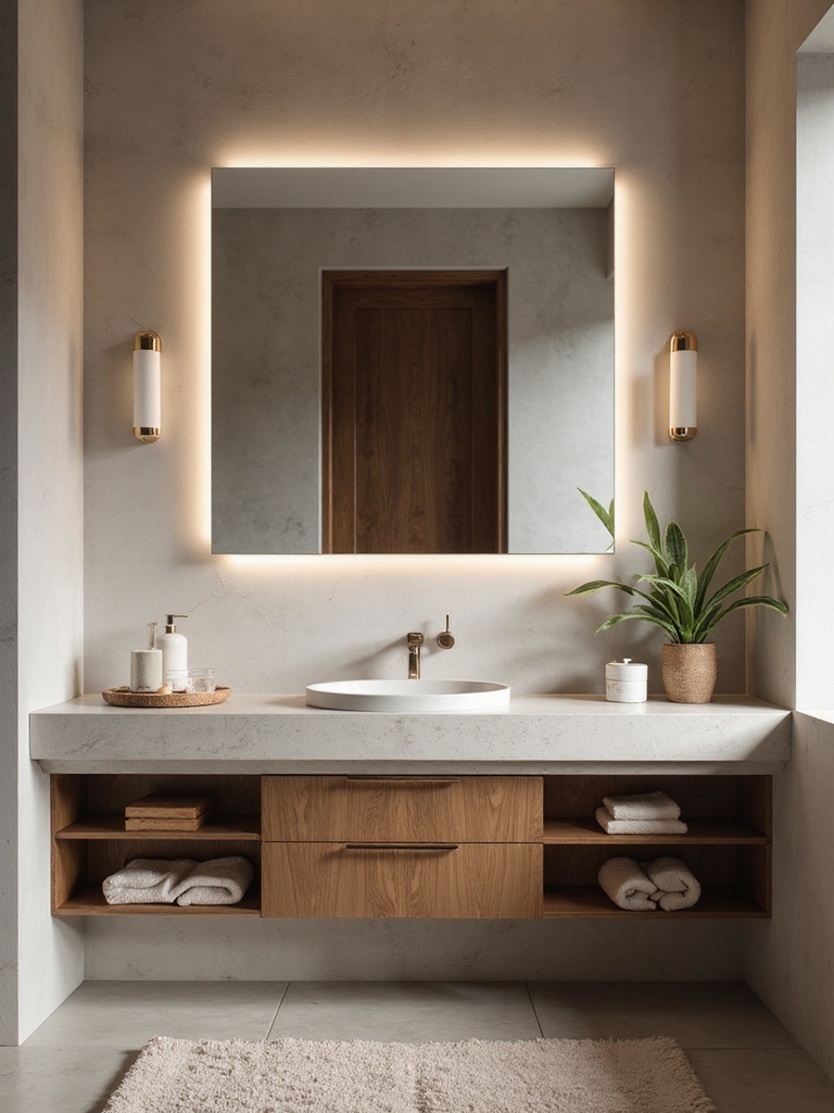 stylish mirrors for small bathrooms