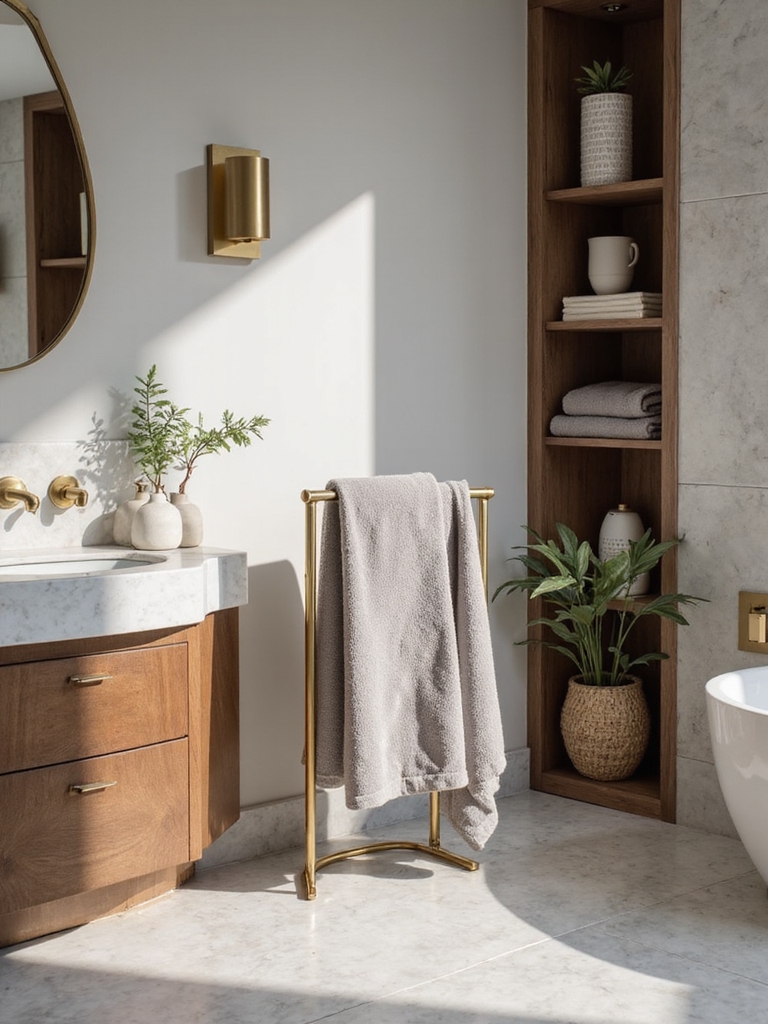 stylish practical towel stands