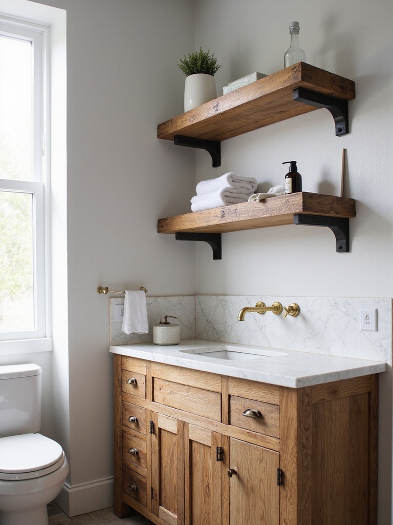 stylish reclaimed wood storage