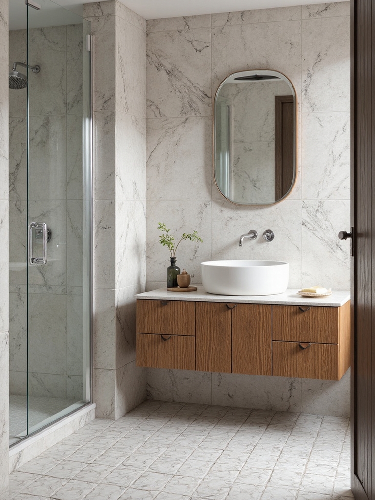 stylish small bathroom tiles