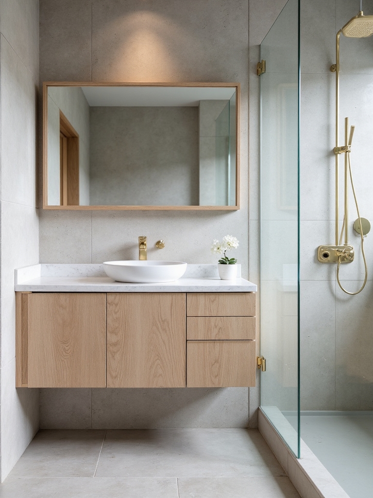 stylish small space vanities