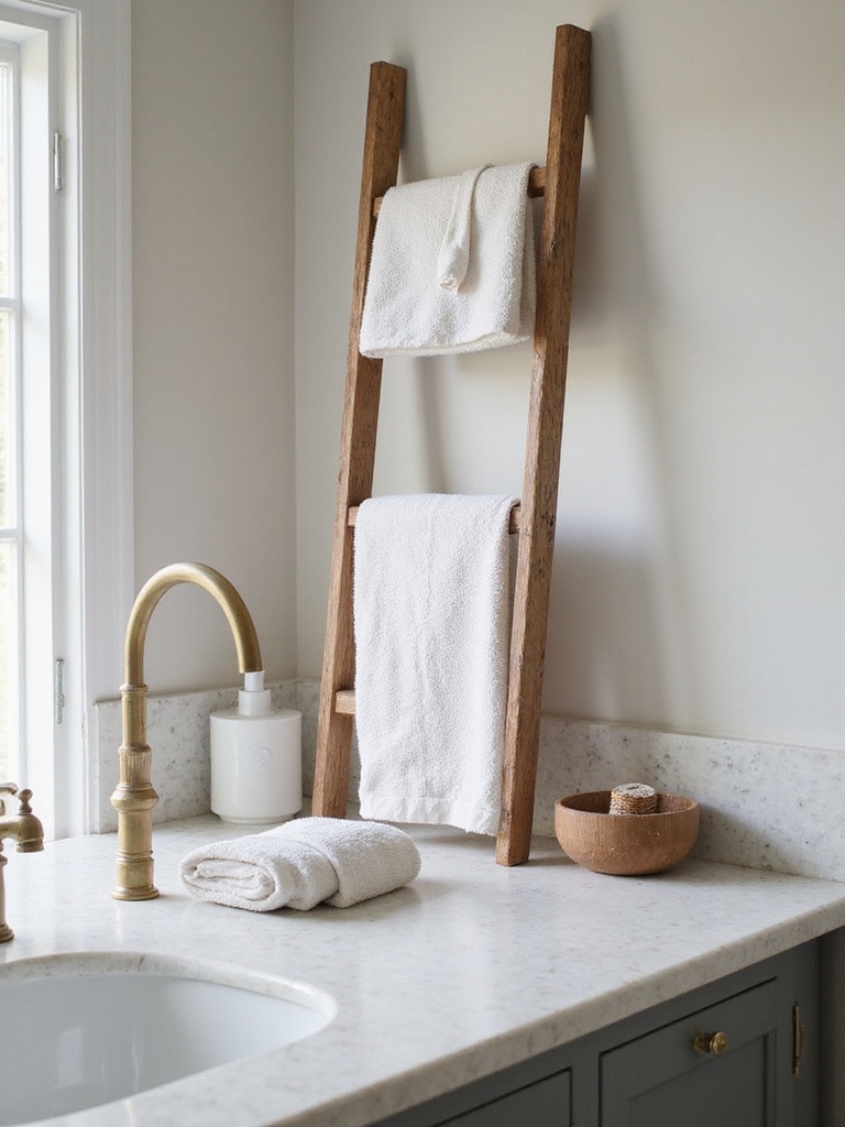 stylish towel ladder rack