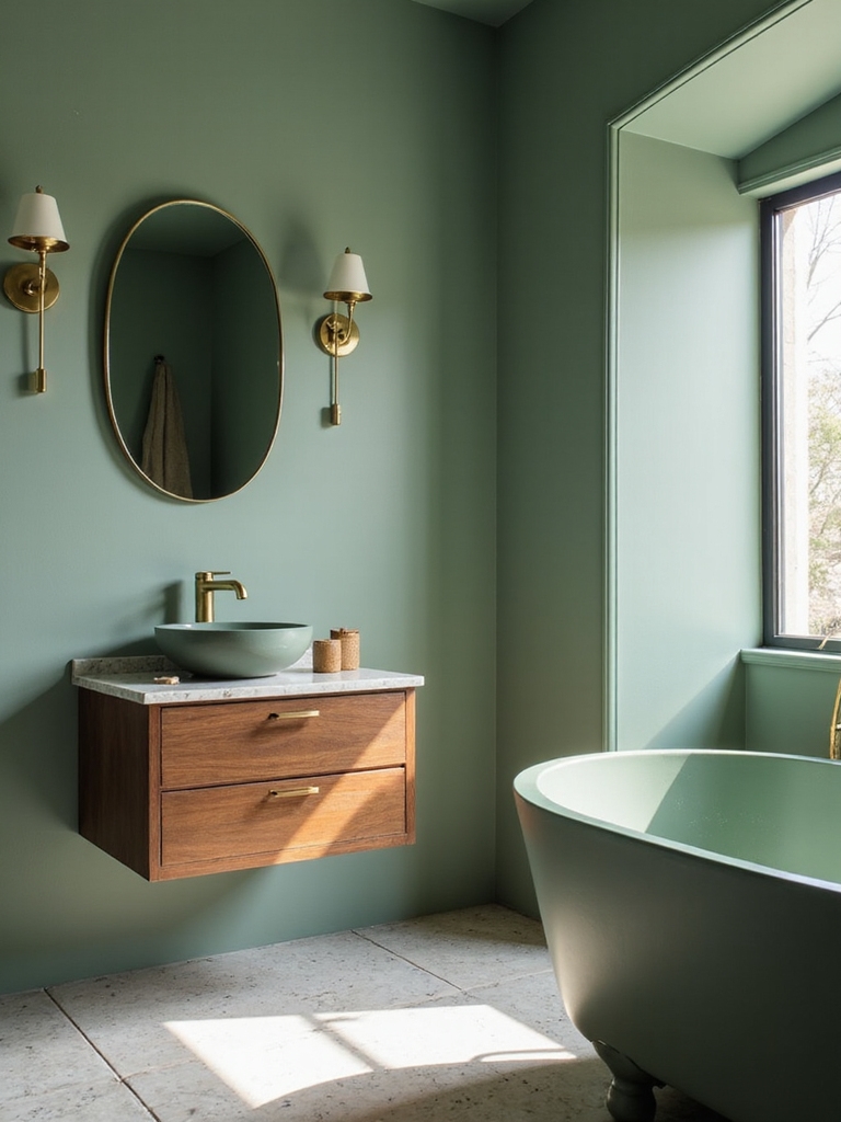 subtle green accents enhance